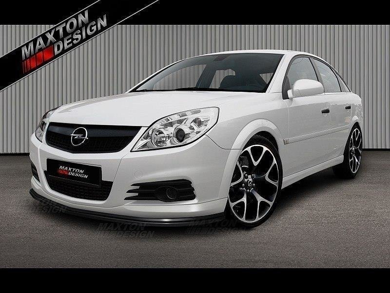 Maxton Front Ansatz für OPEL VECTRA C (for OPC Line, nach Facelift) schwarz Hochglanz OP-VE-CF-OPCLINE-FD1-G