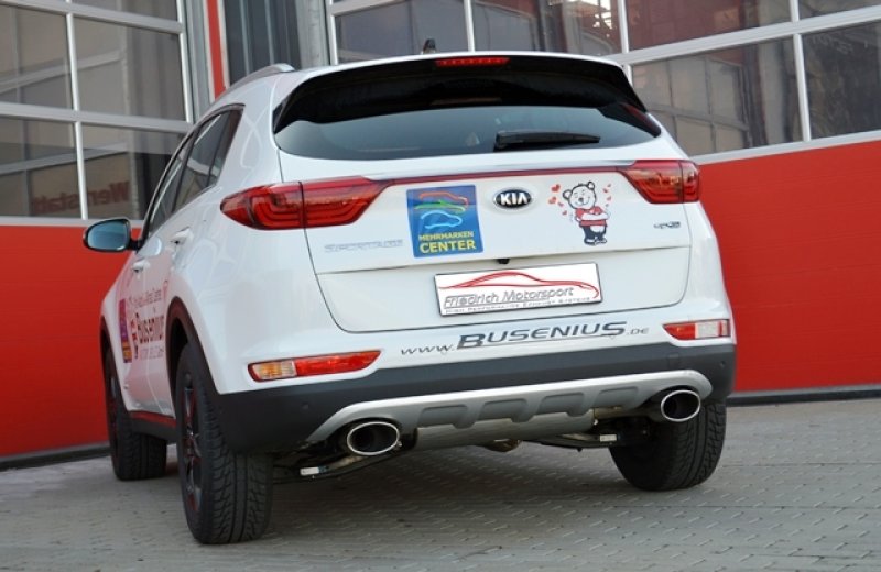 Friedrich Motorsport 70mm Duplex Sportendschalldämpfer KIA Sportage (QL) 860520TD-X
