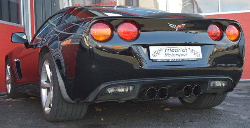 Friedrich Motorsport 70mm Duplex Sportendschalldämpfer Chevrolet Corvette C6 860913D-X