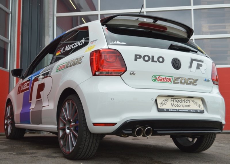 Friedrich Motorsport 70mm Sportendschalldämpfer VW Polo 6R WRC 861442WRC-X