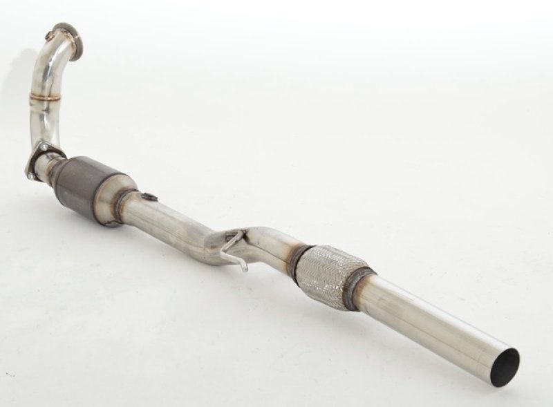 Friedrich Motorsport 70mm Downpipe mit 200 Zellen Sport-Kat. Edelstahl 881137B-DPKAEU6