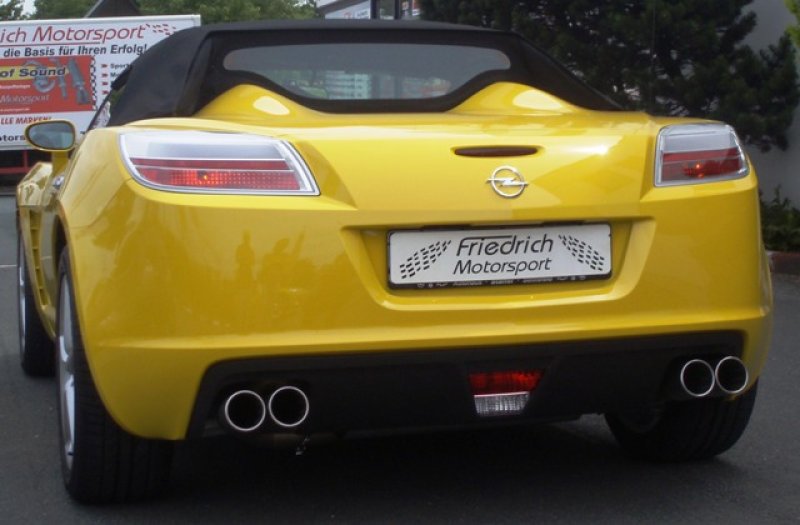 Preview: Friedrich Motorsport 70mm Duplexanlage Opel GT 881190D-X