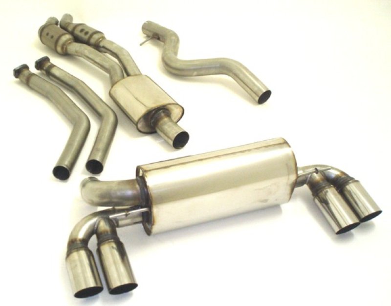 Friedrich Motorsport 2x 63.5mm Duplex-Anlage mit 200 Zellen Sport-Kats. BMW 1er M-Coupe E82 881350AD-X