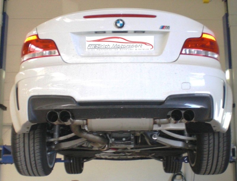 Friedrich Motorsport 2x 63.5mm Duplex-Anlage mit 200 Zellen Sport-Kats. BMW 1er M-Coupe E82 881350AD-X