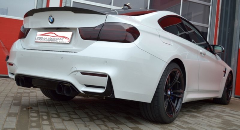 Friedrich Motorsport 70mm Duplex-Anlage mit 200 Zellen Sport-Kats. Edelstahl 881371KD-X