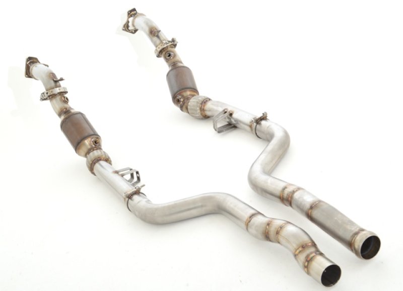 Friedrich Motorsport 2x 70mm Downpipe mit 200 Zellen Sport-Kat. Edelstahl 881620-DPKAEU6
