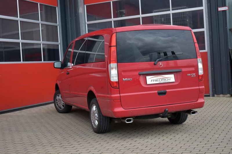 Friedrich Motorsport 70mm Duplex-Anlage Mercedes V/W639/2 Vito 881660BD-X