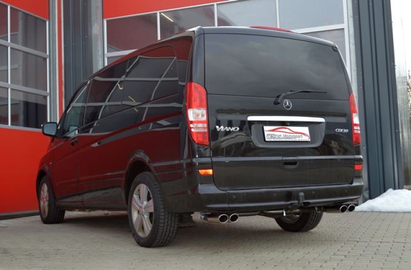 Friedrich Motorsport 70mm Duplex-Anlage Mercedes V/W639/2 Viano 881665D-X