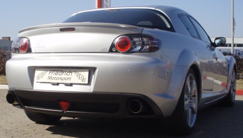 Friedrich Motorsport 70mm Duplexhalbanlage Mazda RX8 882209D-X