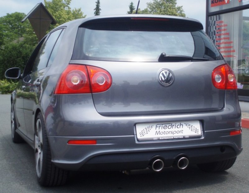 Friedrich Motorsport Duplex Sportendschalldämpfer VW Golf 5 921425RLD-X