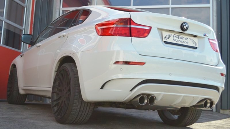 Friedrich Motorsport 3 Zoll (76mm) Rennsport Duplexanlage BMW X6 M 941340-x3-X