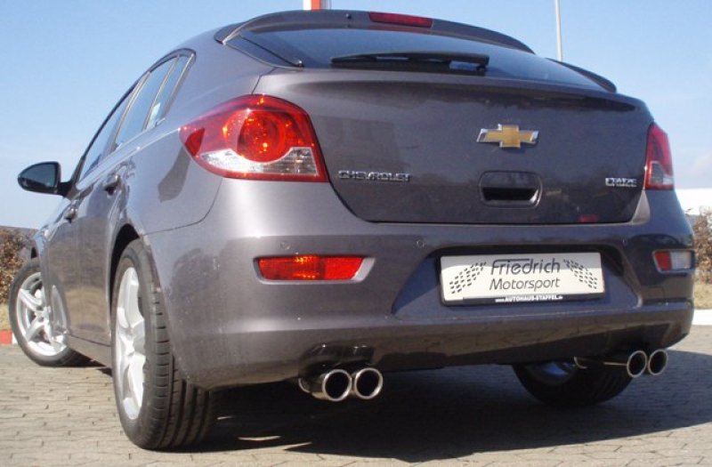 Friedrich Motorsport Gr.A Duplexanlage Chevrolet Cruze Fließheck 960907TD-X