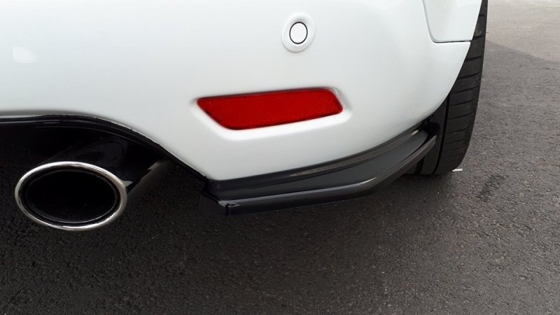 Maxton Heck Ansatz Flaps Diffusor für Ford S-Max Titanium Mk1 FL Carbon Look  FO-SMAX-1F-RSD1-C