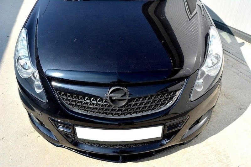 Maxton Front Ansatz für OPEL CORSA D (FÜR OPC / VXR) schwarz Hochglanz OP-CO-D-OPC-FD1-G