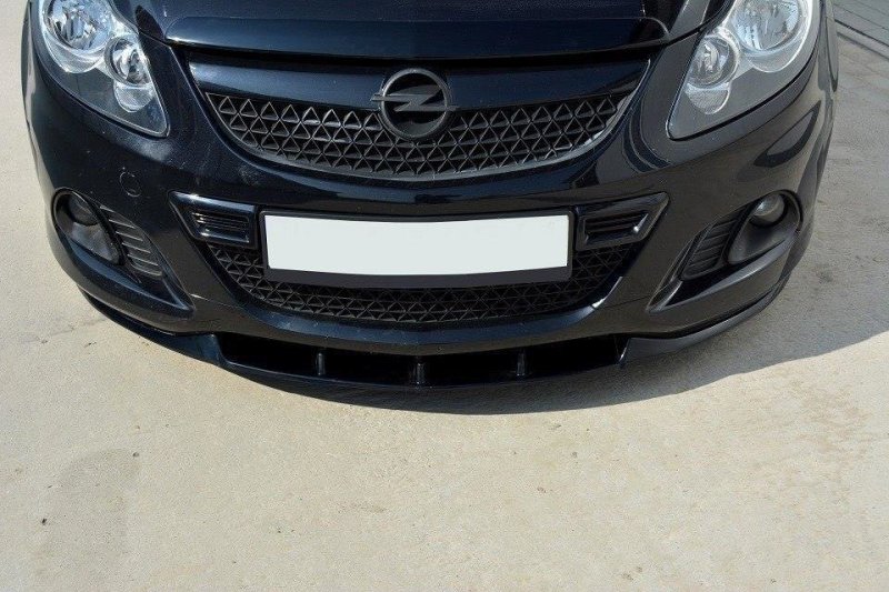 Maxton Front Ansatz für OPEL CORSA D NÜRBURG (FÜR OPC / VXR STOßSTANGE) schwarz Hochglanz OP-CO-D-OPC-NRB-FD1-G
