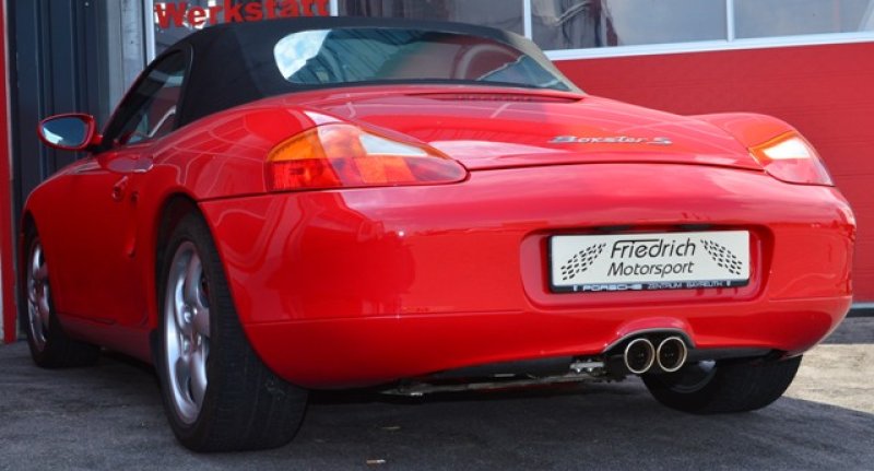 Friedrich Motorsport Sportendschalldämpfer mittig Porsche Boxster Typ 986 970132-x