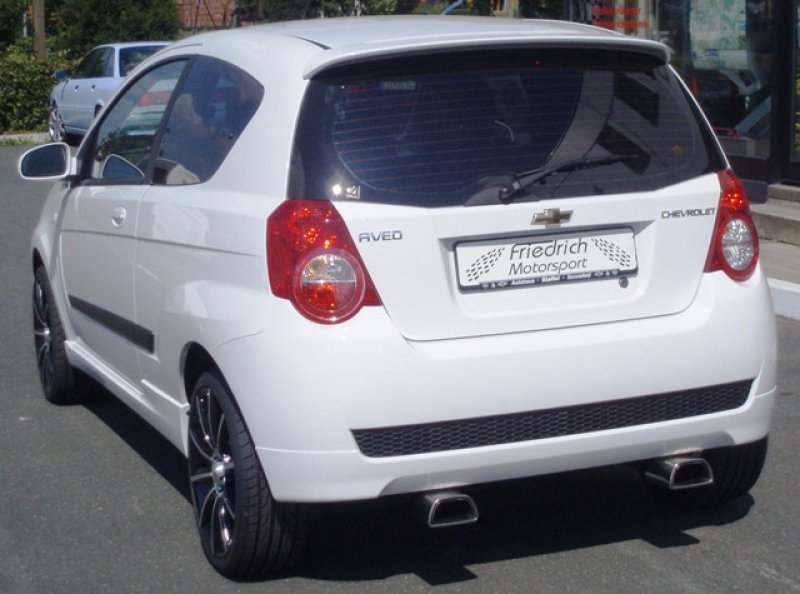 Friedrich Motorsport Duplex Sportendschalldämpfer Chevrolet Aveo T250 970903D-X