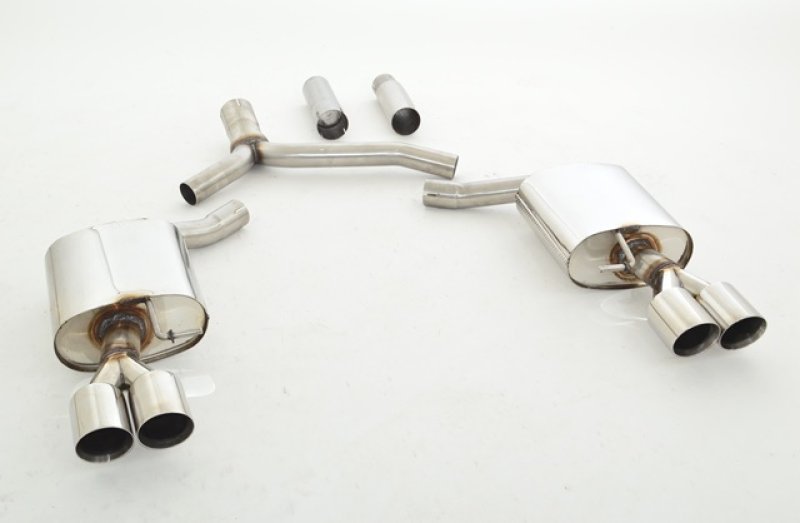 Friedrich Motorsport 76mm Duplex-Sportendschalldämpfer Audi A5 B8 Sportback Frontantrieb und Quattro 971034SLD-x3-X