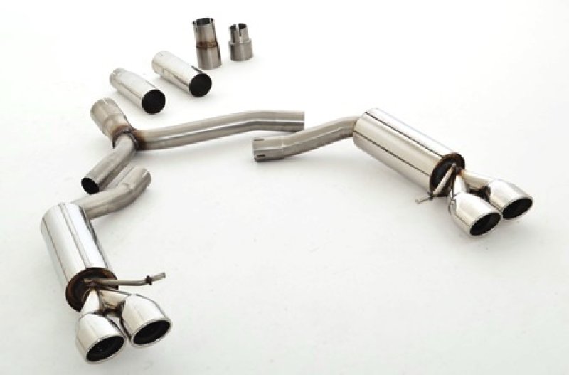 Friedrich Motorsport 76mm Duplex-Sportendschalldämpfer Edelstahl 971037ASLD-x3-X