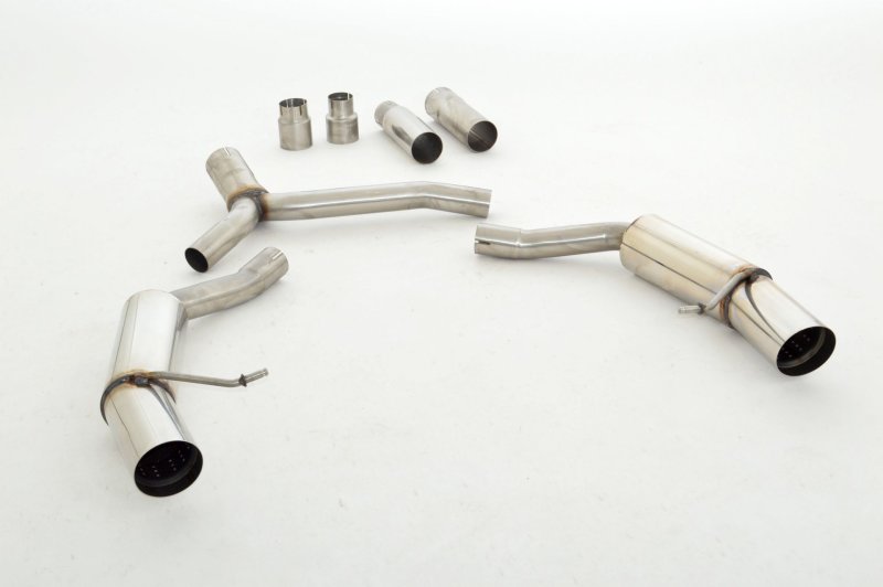 Friedrich Motorsport 76mm Duplex-Sportendschalldämpfer Audi A5 B8 Sportback Frontantrieb und Quattro 971038AD-x3-X