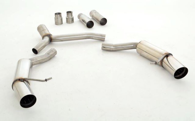 Friedrich Motorsport 76mm Duplex-Sportendschalldämpfer Audi A5 B8 Sportback Frontantrieb und Quattro 971038AVLD-x3-X