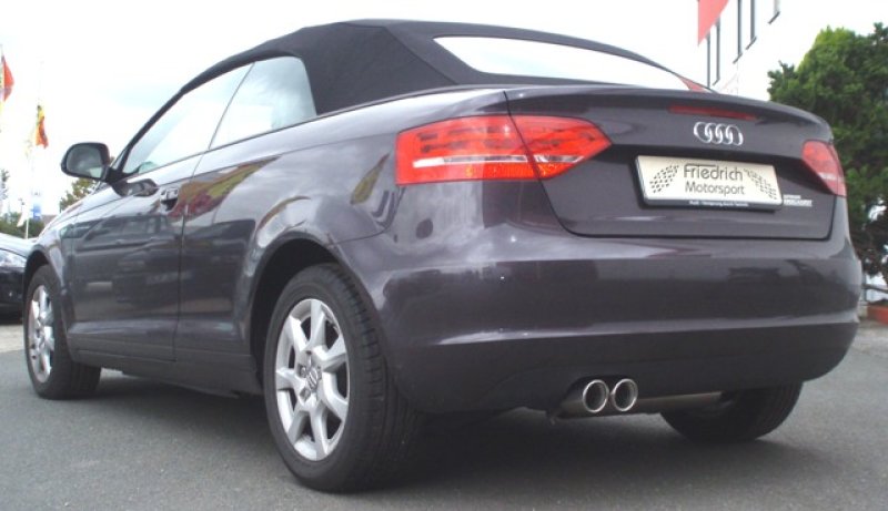 Friedrich Motorsport Sportendschalldämpfer Audi A3 8P Cabrio Frontantrieb 971047-X