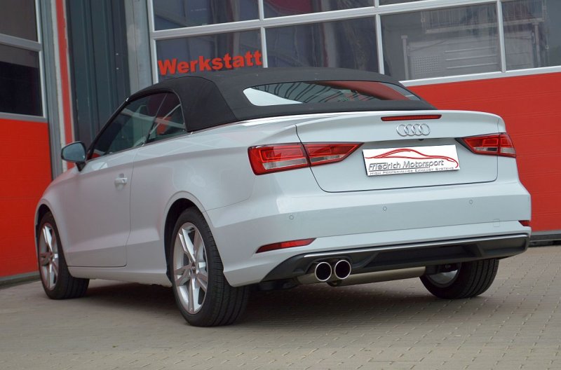 Friedrich Motorsport Sportendschalldämpfer Audi A3 8V Cabrio Frontantrieb 971057B-X