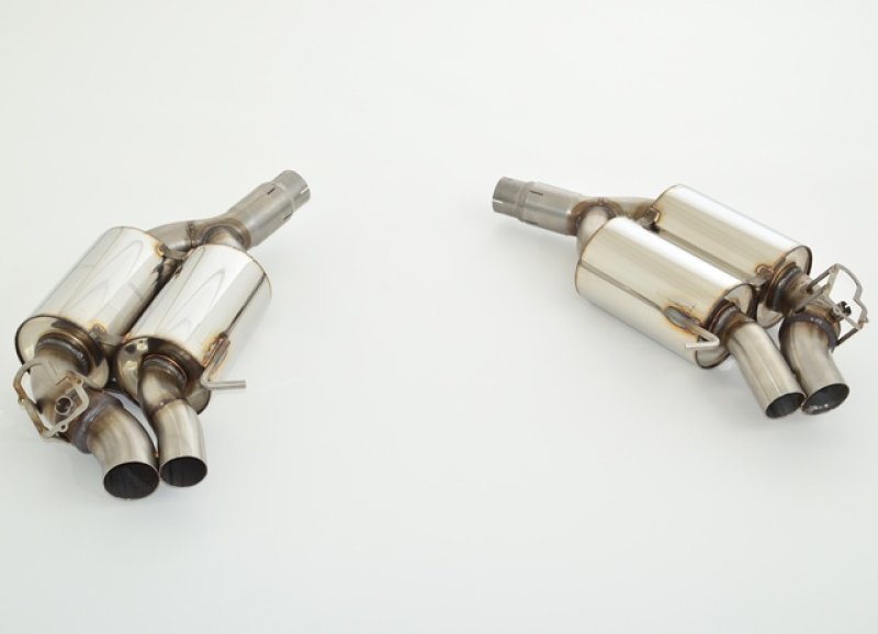 Friedrich Motorsport 2x76mm Duplex-Sportendschalldämpfer Edelstahl 971060RD-x3