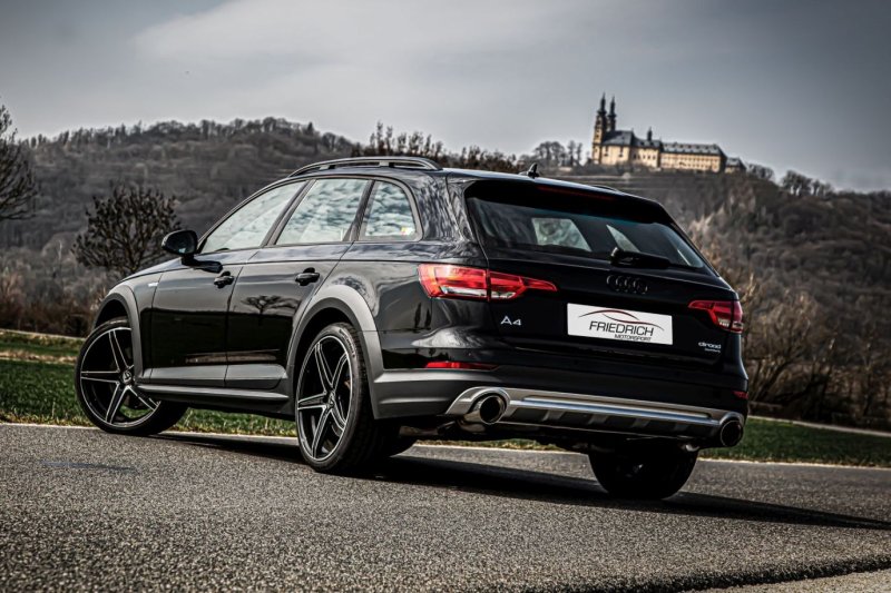 Friedrich Motorsport 76mm Duplex-Sportendschalldämpfer Audi A4 B9 (B8/8W) Allroad Quattro 971076AOTD-x3-X