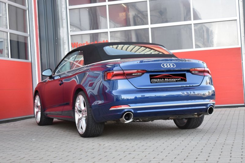 Friedrich Motorsport 76mm Duplex-Sportendschalldämpfer Audi A5 B9 (F5/B8) Quattro 971078OTD-X3-X