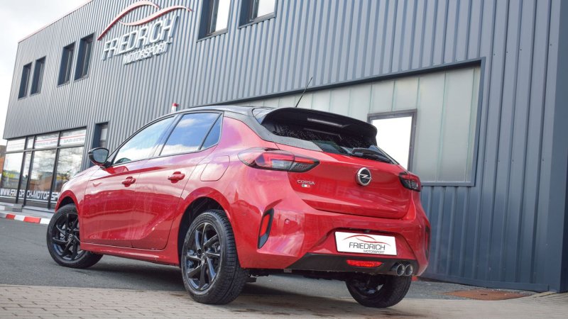 Friedrich Motorsport Sportendschalldämpfer Opel Corsa F inkl. GS-Line 971107T-X