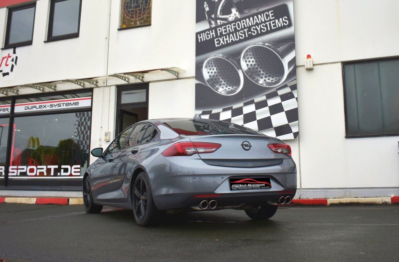Friedrich Motorsport 76mm Duplex-Endschalldämpfer Opel Insignia Grand Sport Frontantrieb 971113TD-x3-X