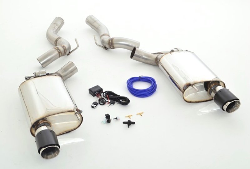 Friedrich Motorsport 76mm Duplex-Sportendschalldämpfer mit Klappensteuerung 971206AKLD-x3-X
