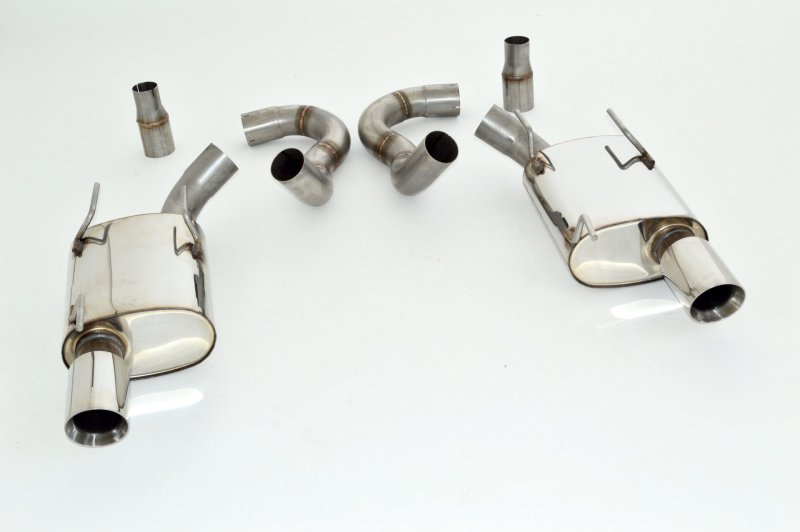 Friedrich Motorsport 76mm Duplex-Sportendschalldämpfer Ford Mustang 5 Facelift (S197) 971208D-x3-X