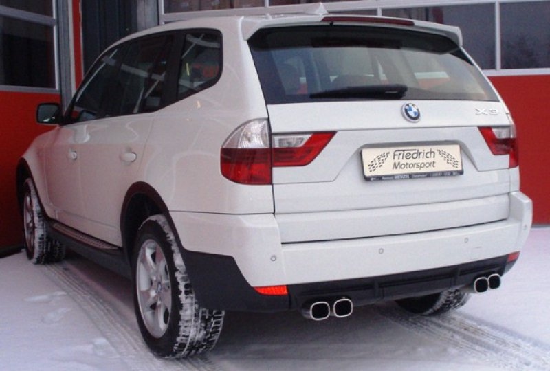 Friedrich Motorsport Duplex Sportendschalldämpfer BMW x3 E83 971341D-X