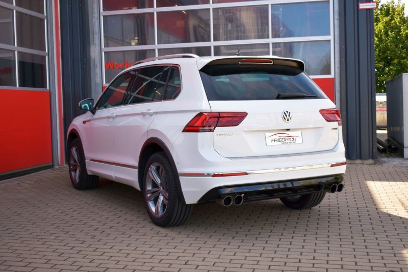 Friedrich Motorsport 76mm Duplex-Sportendschalldämpfer VW Tiguan II 971439OTD-x3-X