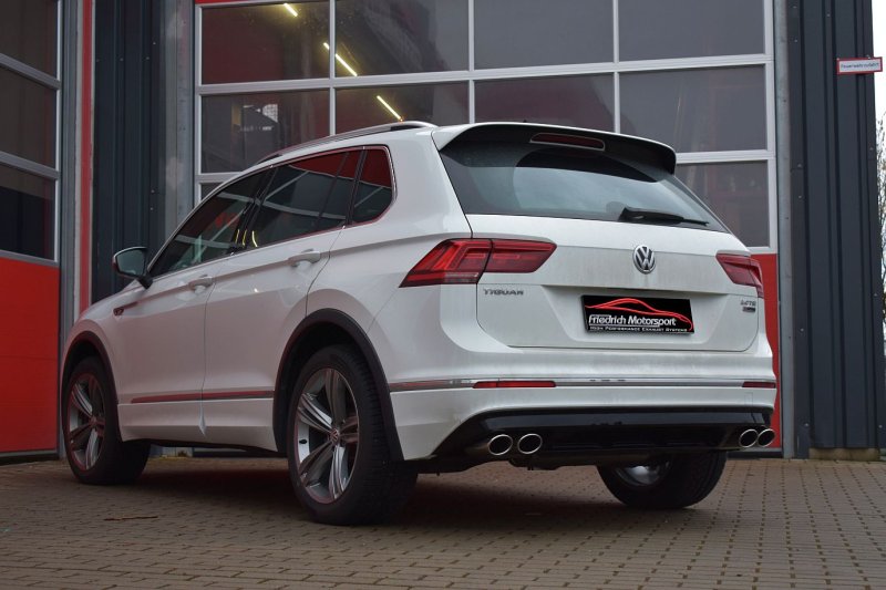 Friedrich Motorsport 76mm Duplex-Sportendschalldämpfer VW Tiguan II 971439TLD-x3-X