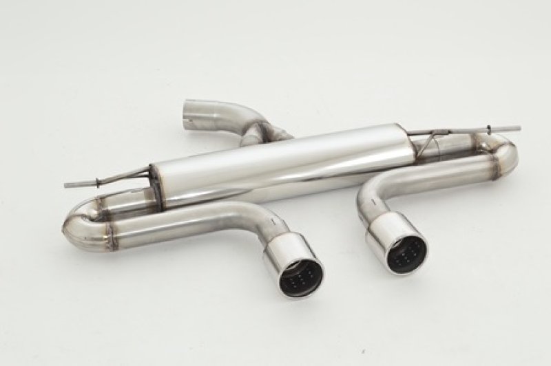 Friedrich Motorsport 3 Zoll (76mm) Duplex Sportendschalldämpfer Edelstahl 971445GRD-x3-X
