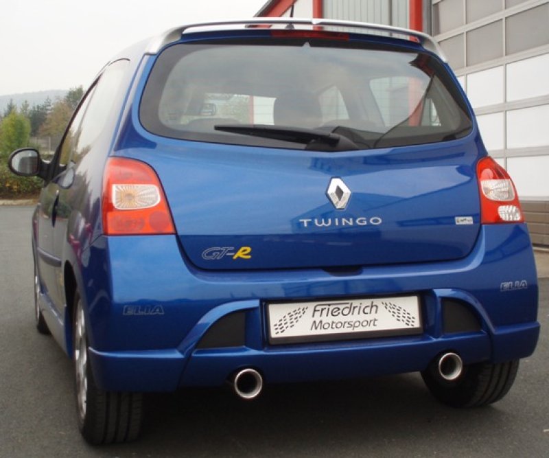 Friedrich Motorsport Duplex Sportendschalldämpfer Renault Twingo II GT 971908TD-X
