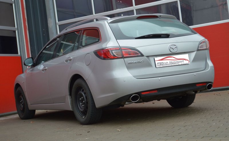 Friedrich Motorsport Duplex Sportendschalldämpfer Mazda 6 (GH) Sport-Kombi 972218D-X