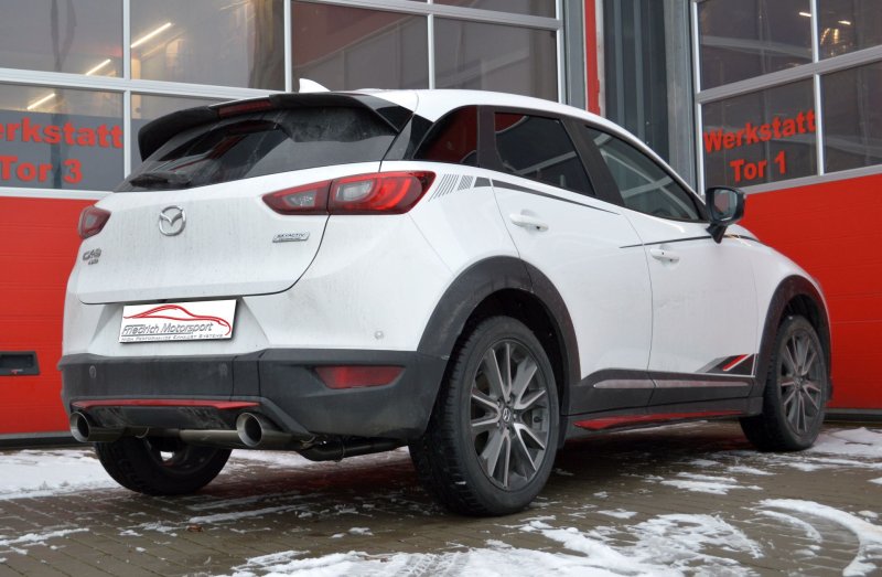 Preview: Friedrich Motorsport Duplex Sportendschalldämpfer Mazda CX-3 Allrad 972231D-X
