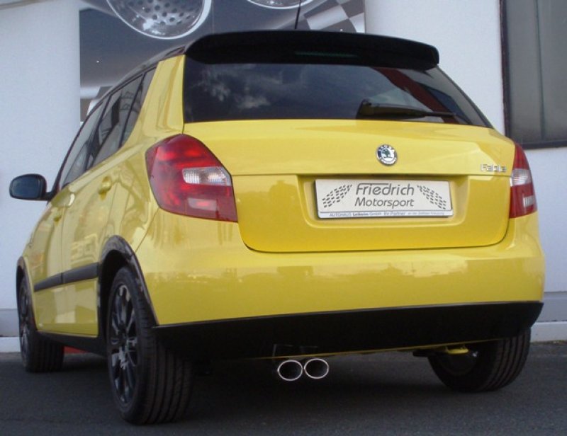 Friedrich Motorsport Sportendschalldämpfer Skoda Fabia II Monte Carlo (5J) 972502B-X