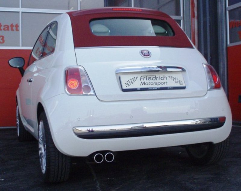 Friedrich Motorsport Sportendschalldämpfer Fiat 500 C 974107C-X