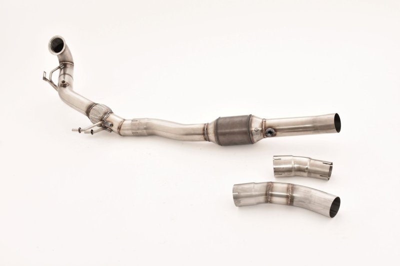 Friedrich Motorsport 76mm Downpipe mit Sport-Kat. Edelstahl 981004AS-X3-DPKAHJS
