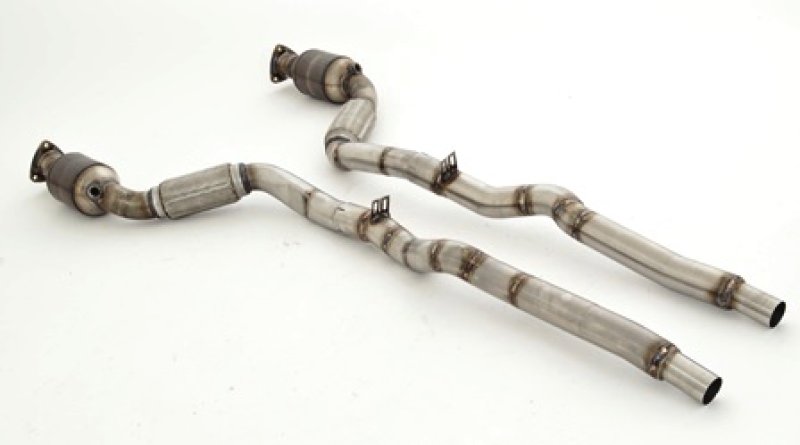 Friedrich Motorsport 2x63.5mm Downpipe mit 200 Zellen Sport-Kat. Edelstahl 981018A-DPKAEU6