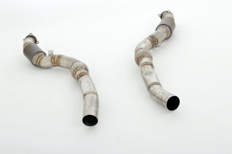 Friedrich Motorsport 2x76mm Downpipe mit 200 Zellen Sport-Kat. Audi RS6 4F Quattro 981018RS-X3-DPKAEU6
