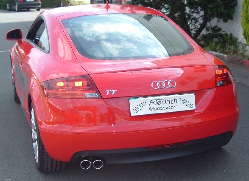 Friedrich Motorsport 76mm Anlage Audi TT 8J Frontantrieb 981029A-x3-X
