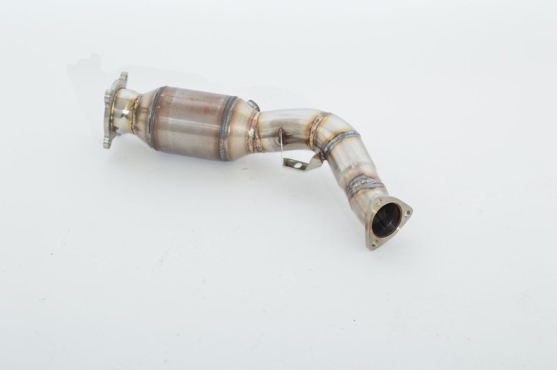 Friedrich Motorsport 76mm Downpipe mit 200 Zellen HJS Sport-Kat. Edelstahl 981031AE-X3-DPKAHJS