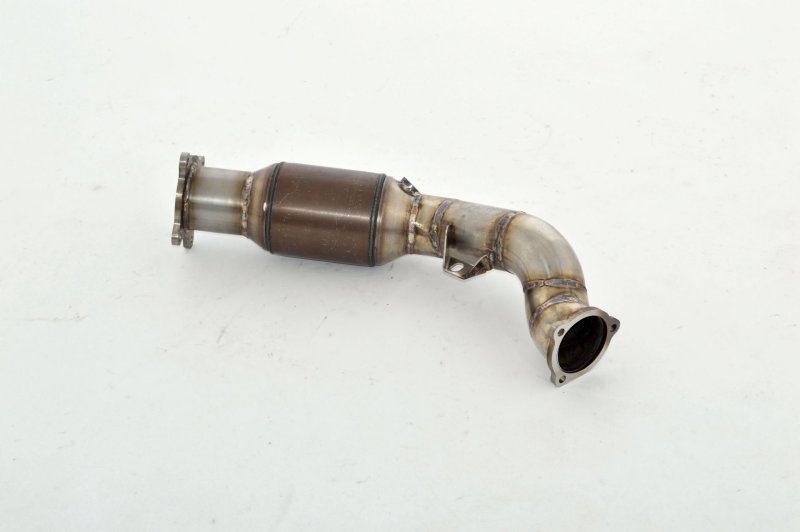 Friedrich Motorsport 76mm Downpipe mit 200 Zellen HJS Sport-Kat. Edelstahl 981031BE-X3-DPKAHJS