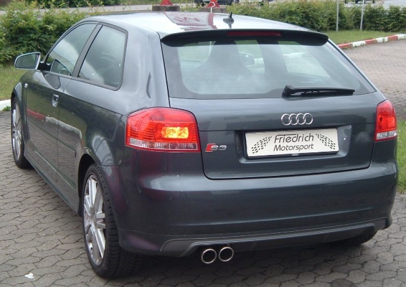 Friedrich Motorsport 76mm Anlage mit Klappensteuerung Audi S3 8P Quattro 981032-x3-X